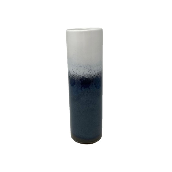 Villeroy & Boch Lave Home Vase Cylinder bleu groß 7,5x7,5x25cm